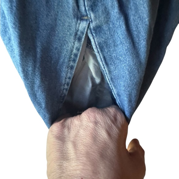 1990s Haik’s Horse Embroidered Denim Dress‎ - Picture 5 of 9